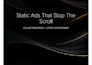 design eye catching static ads for your brand